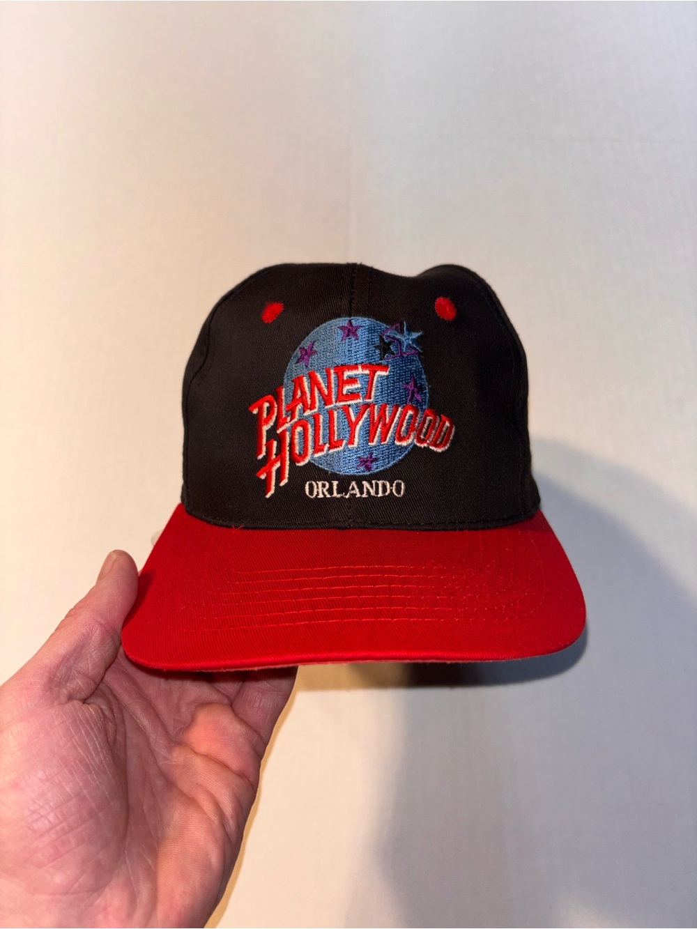 Vtg Planet Hollywood Orlando Florida Earth Stars 90’s Promo SnapBack Trucker Hat